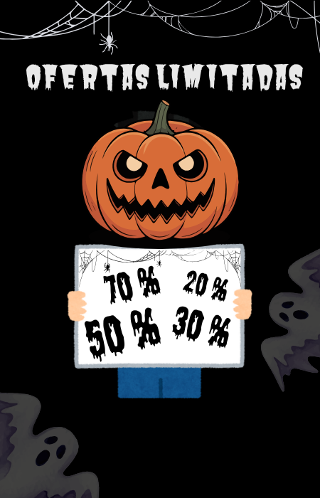 Descuentos de Halloween, solo por hoy