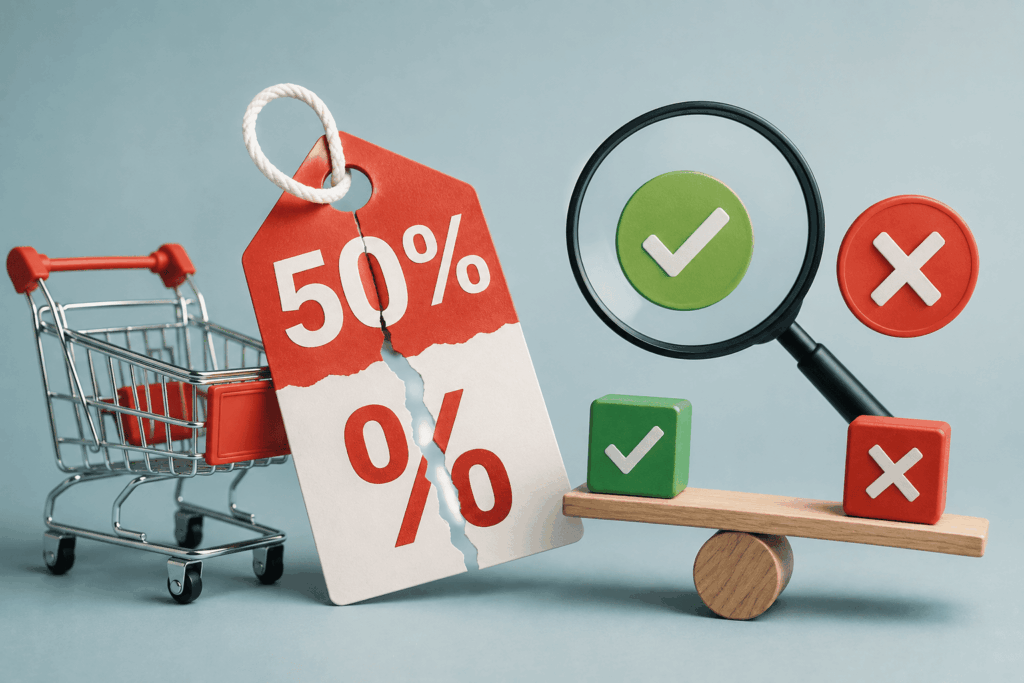 Mitad de precio: ¿realidad o mentira? La frase mágica que esconde más de lo que promete
La verdad incómoda tras las ofertas de "te lo dejo a mitad"